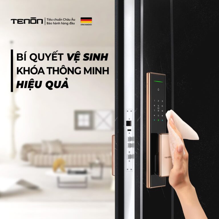 Bí quyết vệ sinh khoá thông minh